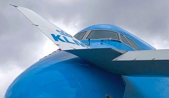 Fotos El Leve Choque Entre Dos Aviones De Klm En El Aeropuerto De