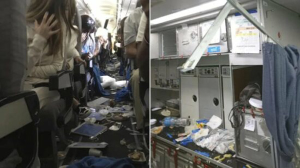 Terror En Un Vuelo Madrid Buenos Aires 12 Pasajeros Heridos Noticias