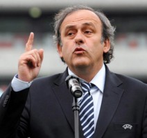 Michel Platini, presidente de la UEFA