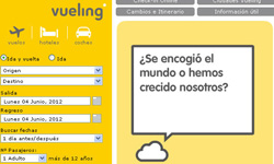 Página web de Vueling