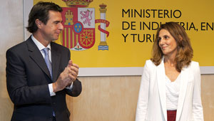 José Manuel Soria en la toma de posesión de Marta Blanco como directora general de Turespaña.