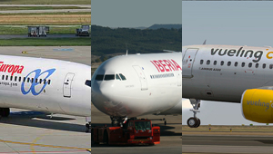 Vueling, Iberia y Air Europa