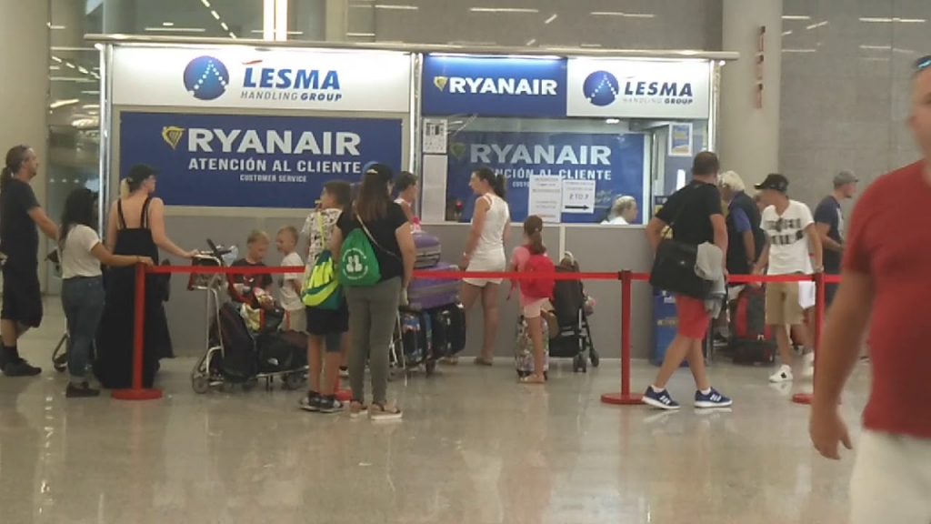 Atención al cliente, huelga TCP Ryanair, aeropuerto de Palma